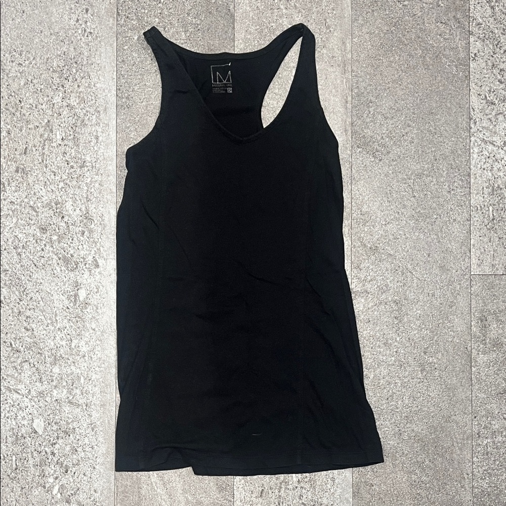 Classic black tank top